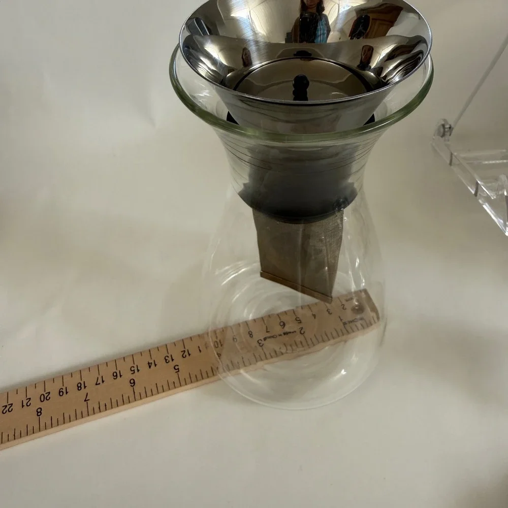 Vintage Eva Solo CafeSolo 1L Coffee Maker Glass Carafe Neoprene Cover Denmark